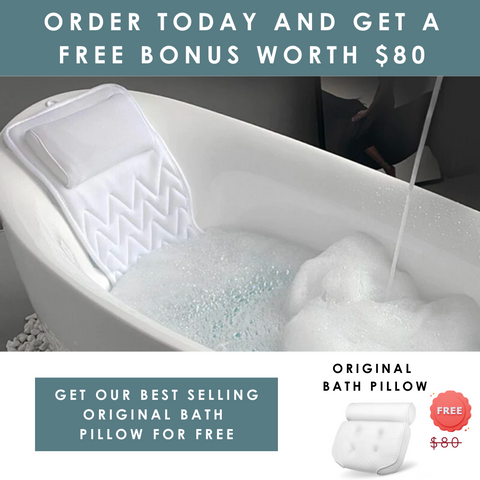 Full Body Bath Pillow By LuxeBath™ + Free Bonus