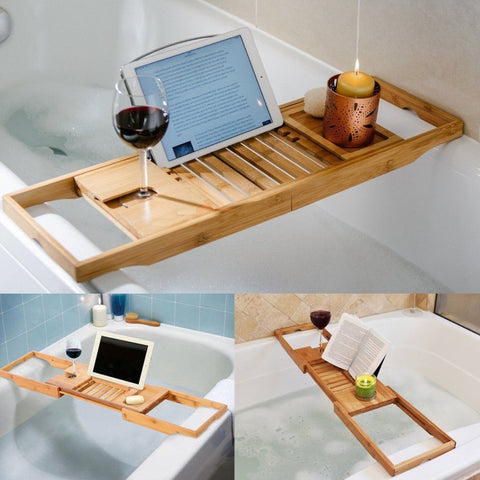 Bath Pillow And Bath Caddy Bundle By LuxeBath™ + Free Gift